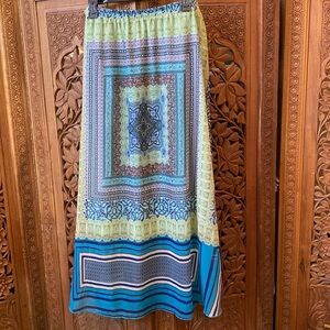 EUC one world maxi skirt